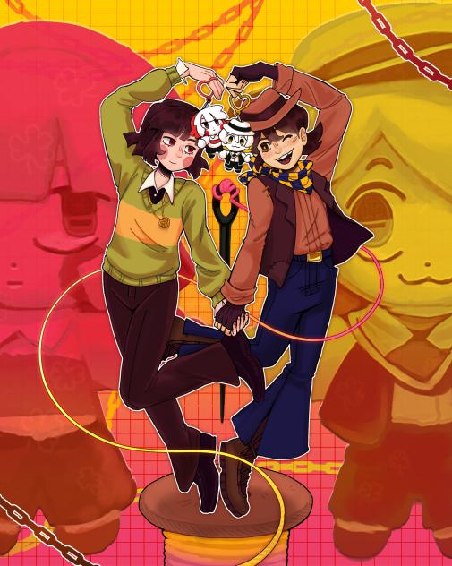 Chara & Clover ❤️💛