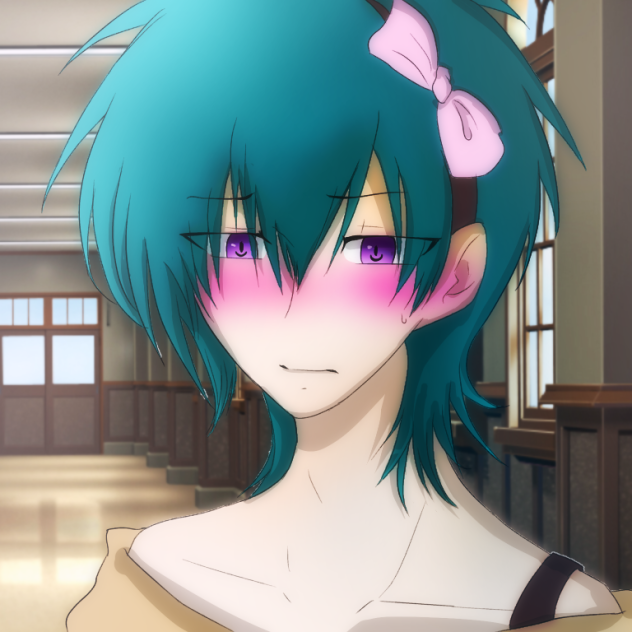 青髪ちゃん