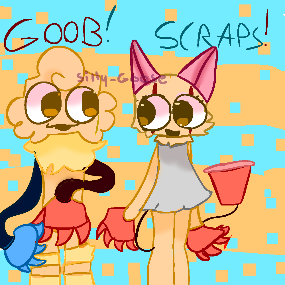 paper craft siblings!🐱♥️💙 - ibisPaint