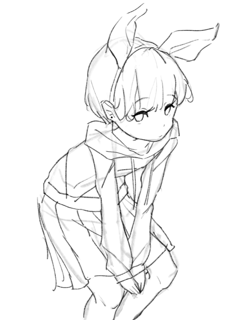 Bunny girl Sketch