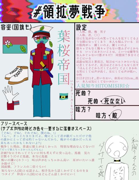 キャラ募