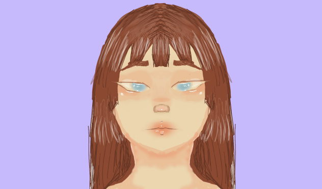 I decided to fix the eyes