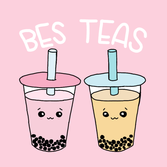 Cute bubble teas かわいいタピオカティー