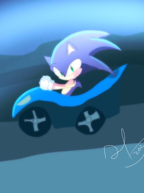 Sonic with speed star