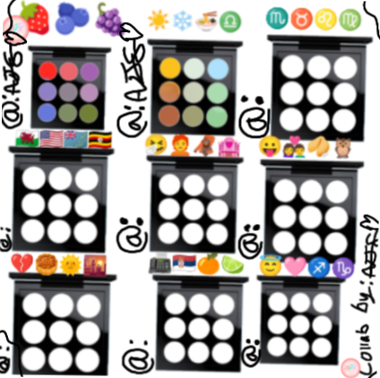 Makeup Palette Colab With Emojis