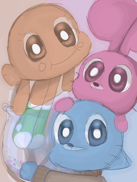 Siblings 🐱🐰🐟