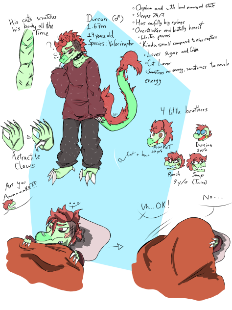 Duncan the raptorrrrr