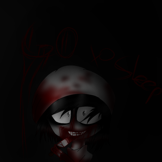 Jeff the killer-creepypasta speedpaint