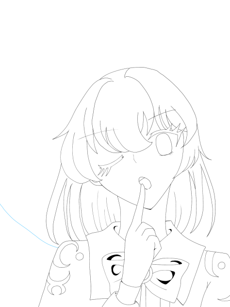 サグメ様線画