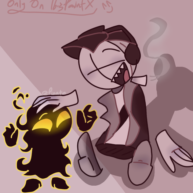 woah Deimos and my MC oc