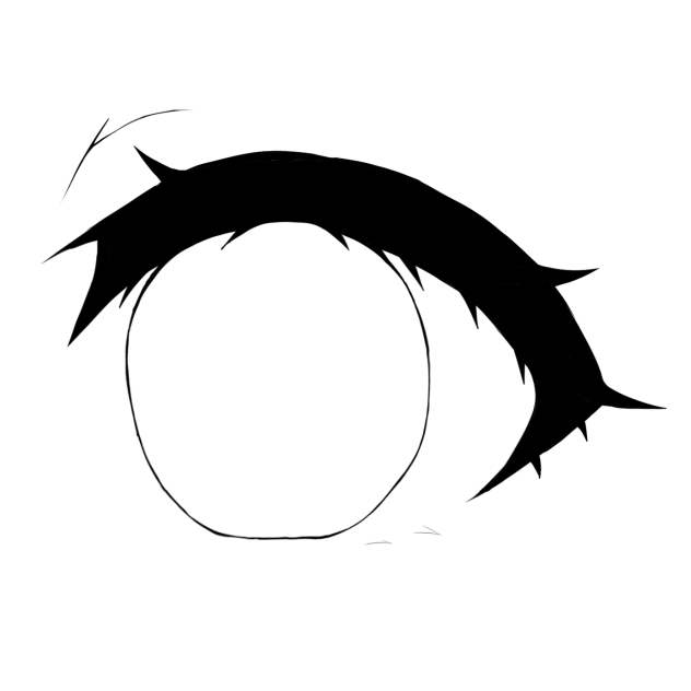 フリー線画【目】