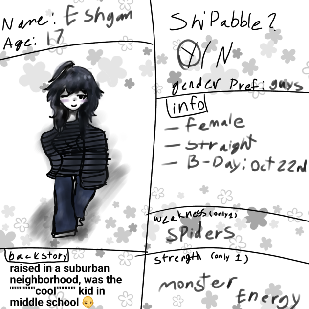 Character requested by dumbass2003
