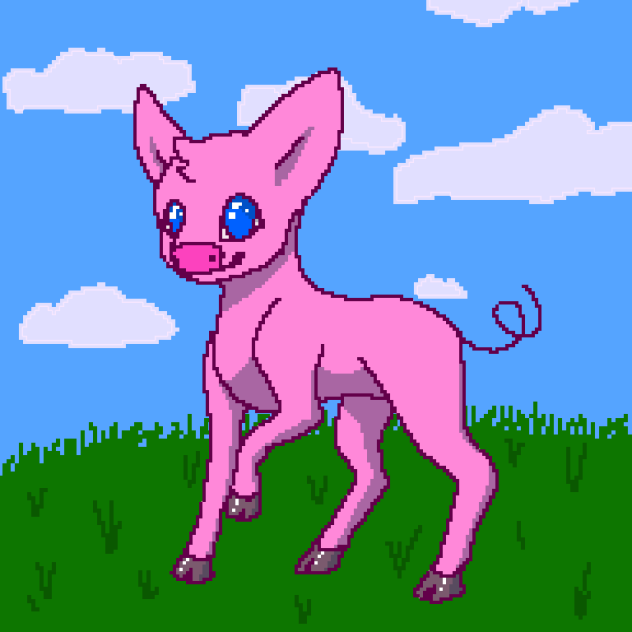 piggie pixel art