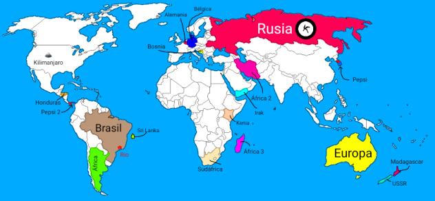 Mundo según europeos