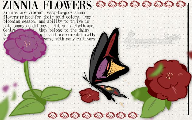 🏵Wallpaper commisions-Zinnia Flowers! 🏵