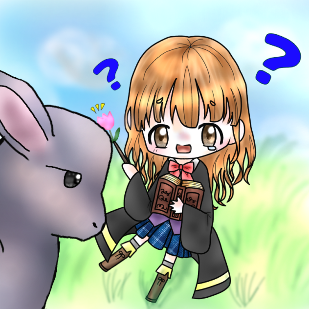 ゆきうさちゃんの線画を塗らせていただきました！