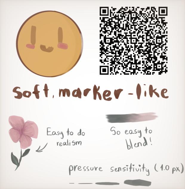 soft calligraphy brush