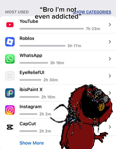 I’m not even addicted bro I swear