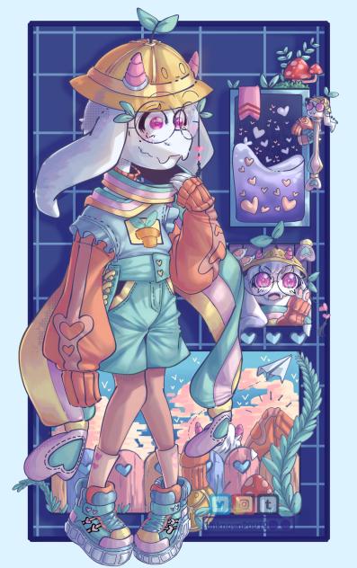 Ralsei adventure pastel love core outfit