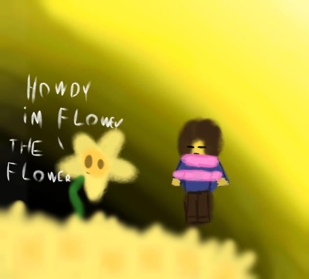 frisk meets flowey
