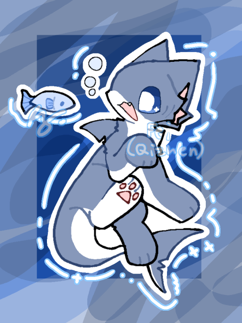 Shark kitty! 🦈