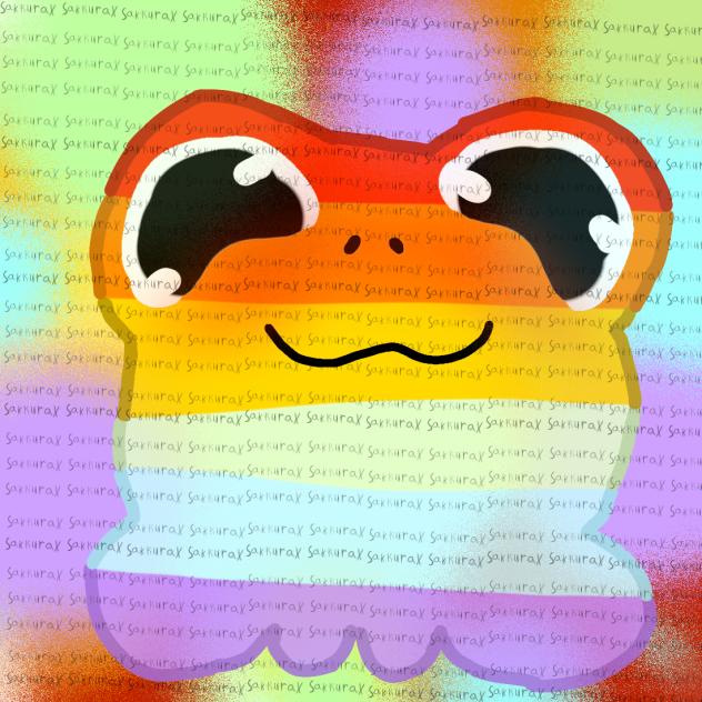 Rainbow frog JJ wanted me to draw!!