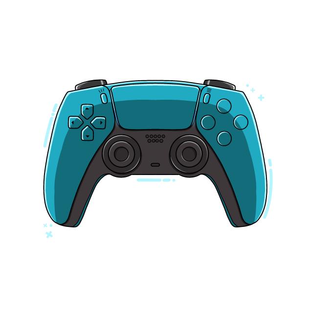 Streaming control blue - ibisPaint