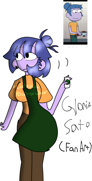 Gloria fanart. (Big city greens.)