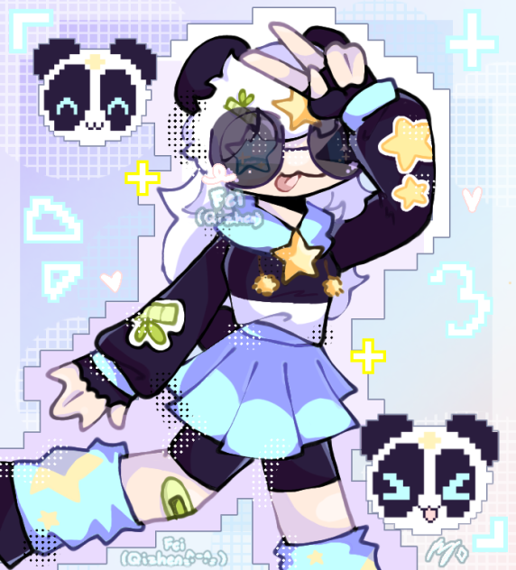 OMG ITS STARRY AS A HUMAN GIRL☆☆☆