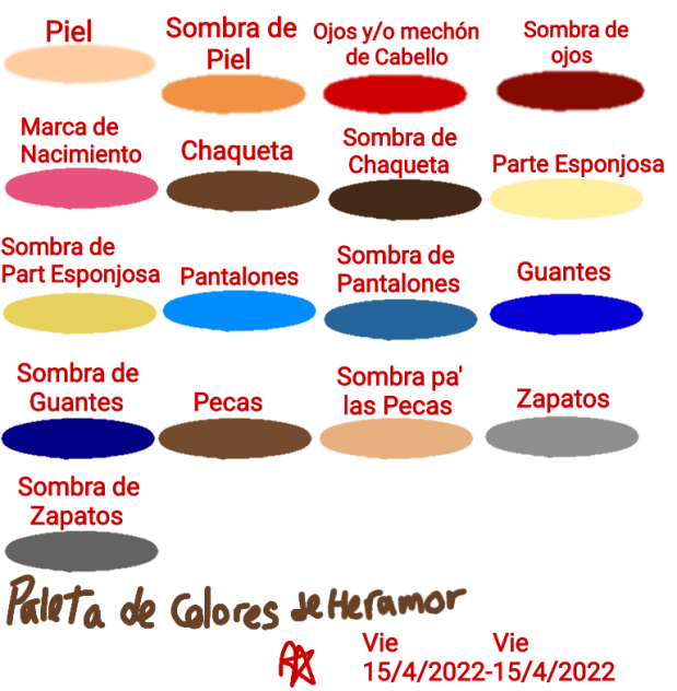 Paleta de Colores de Heramor