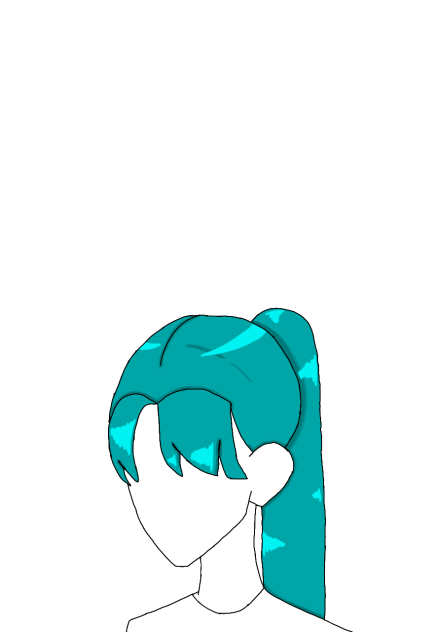 Another hair drawing - ibisPaint