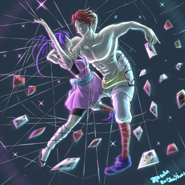 Hisoka and Machi ibisPaint