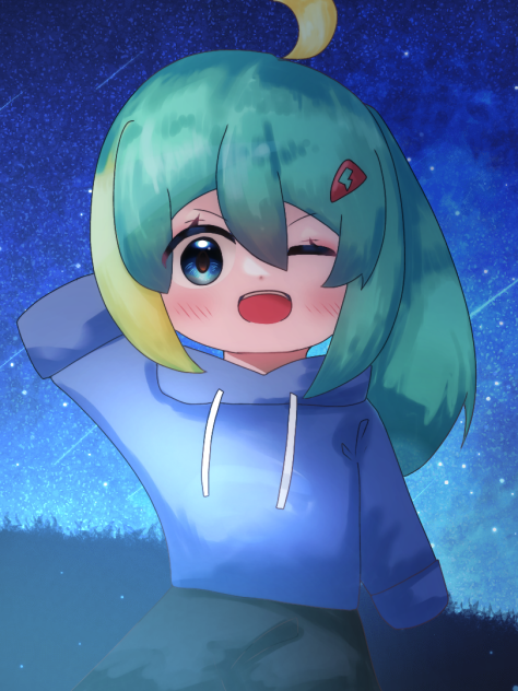 今日は星空が見えるね。
