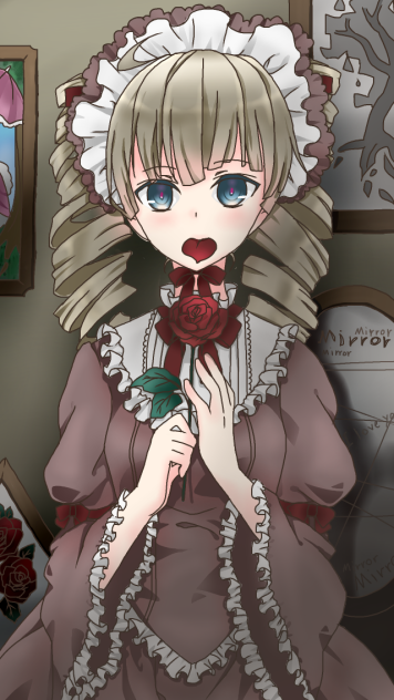 薔薇と少女