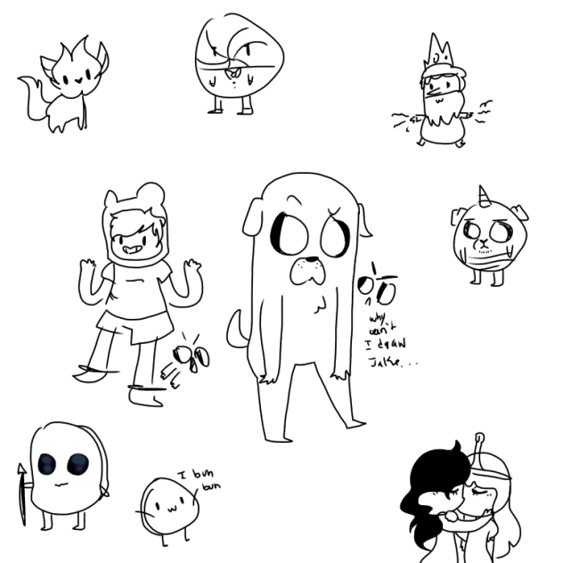 adventure time doodles speedpaint