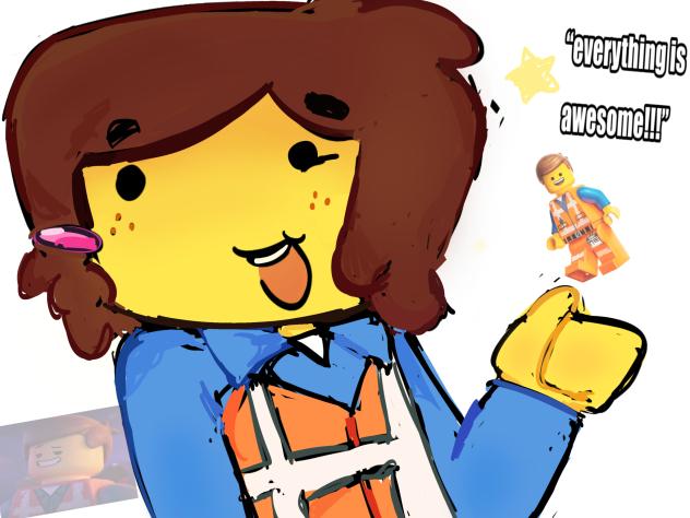 emmet from the lego movie!!! ^o^
