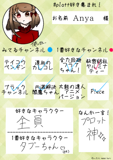 #plott好き集まれ！