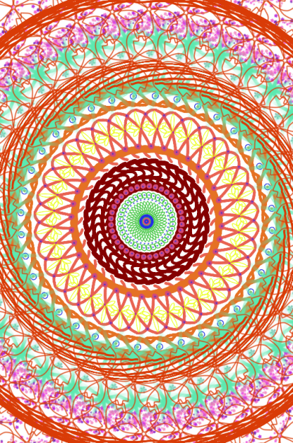 colorful mandala - ibisPaint