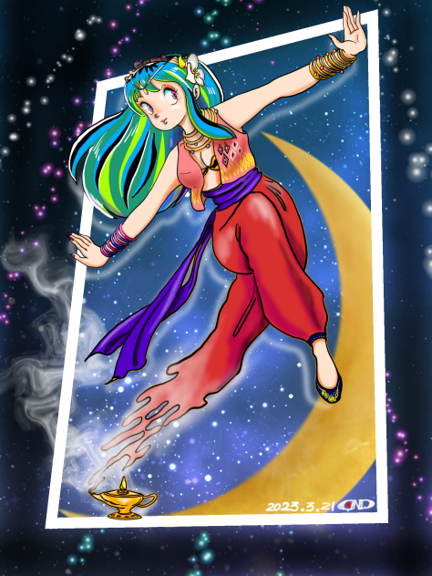 ラクガキ〜ラムちゃん