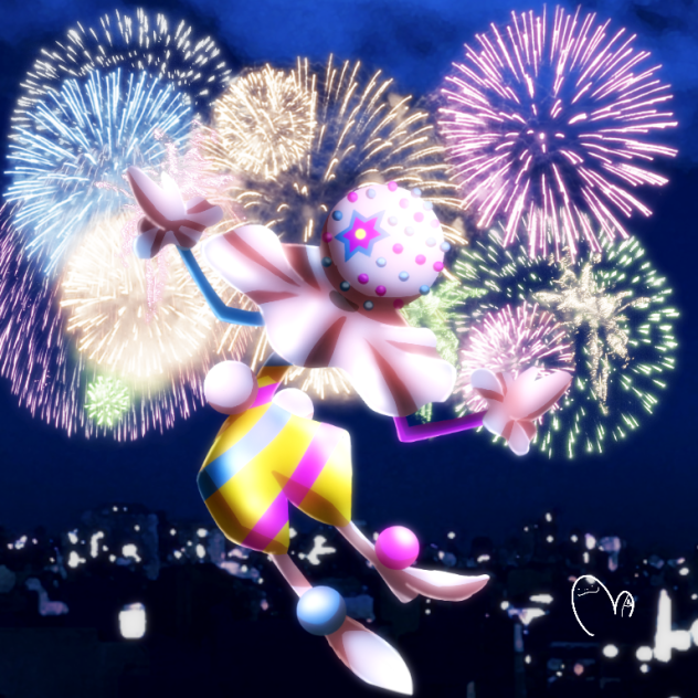 ズガドーンと花火