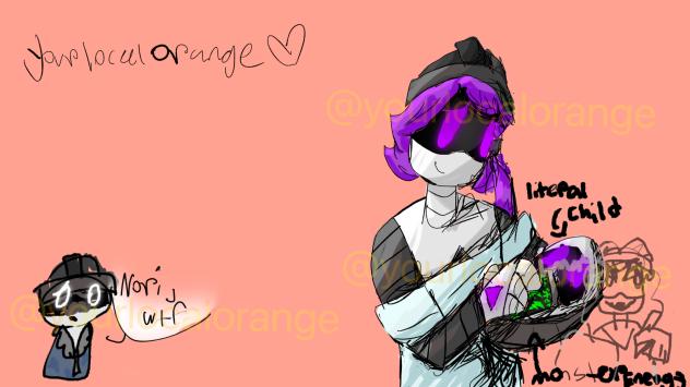 not my idea but it sounded fun to draw