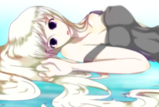 白髪の少女