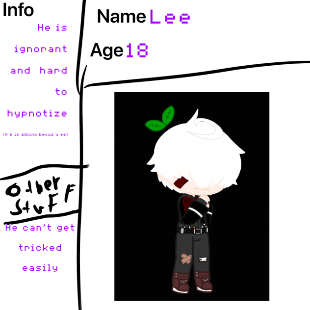 He he for a comic