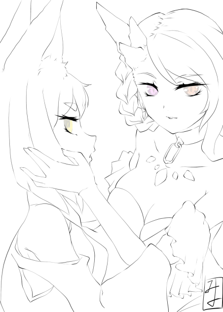 のぞき見注意　ぬり絵