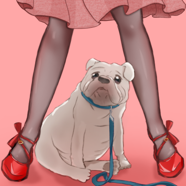 Legs and dog