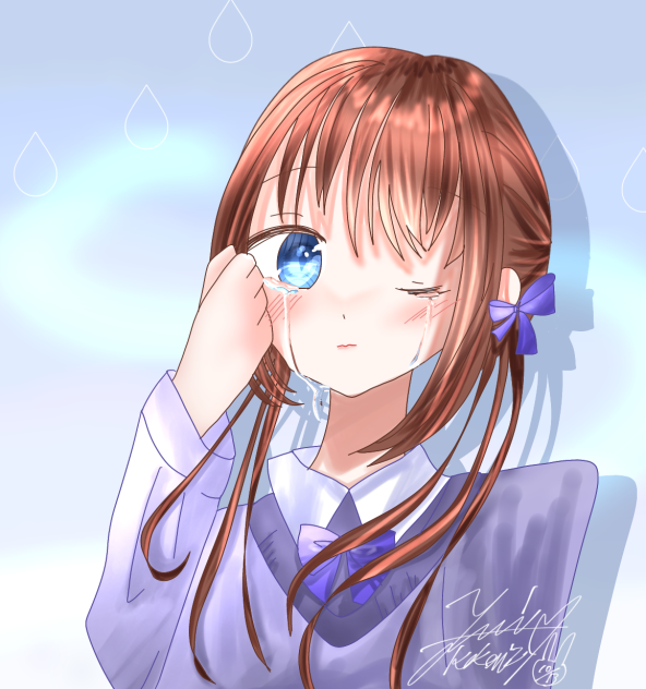 泣いてる女の子 - ibisPaint