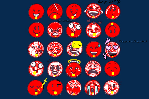 Pigstep as emojis for no reason