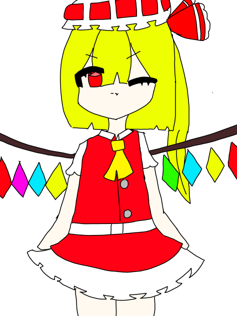 フラン描いたー