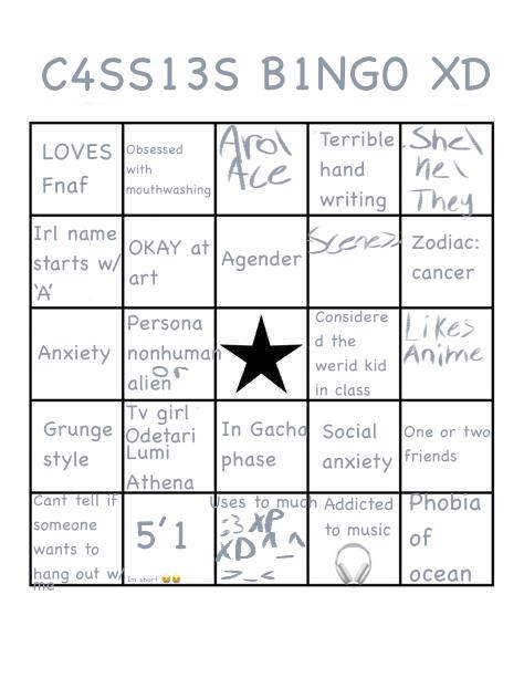 Bingo card nobody wanted