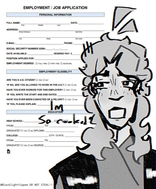 draw your fav character w ur problems